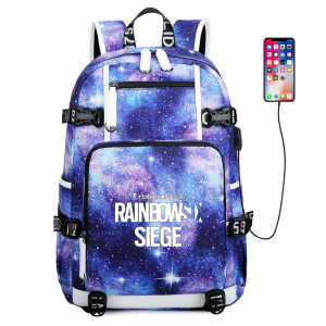 Electric way תיקים  Rainbow Six Siege laptop backpack usb charging