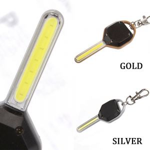 Mini COB LED Camping Flashlight Light Key Ring Keychain Torch Lamp Gracious