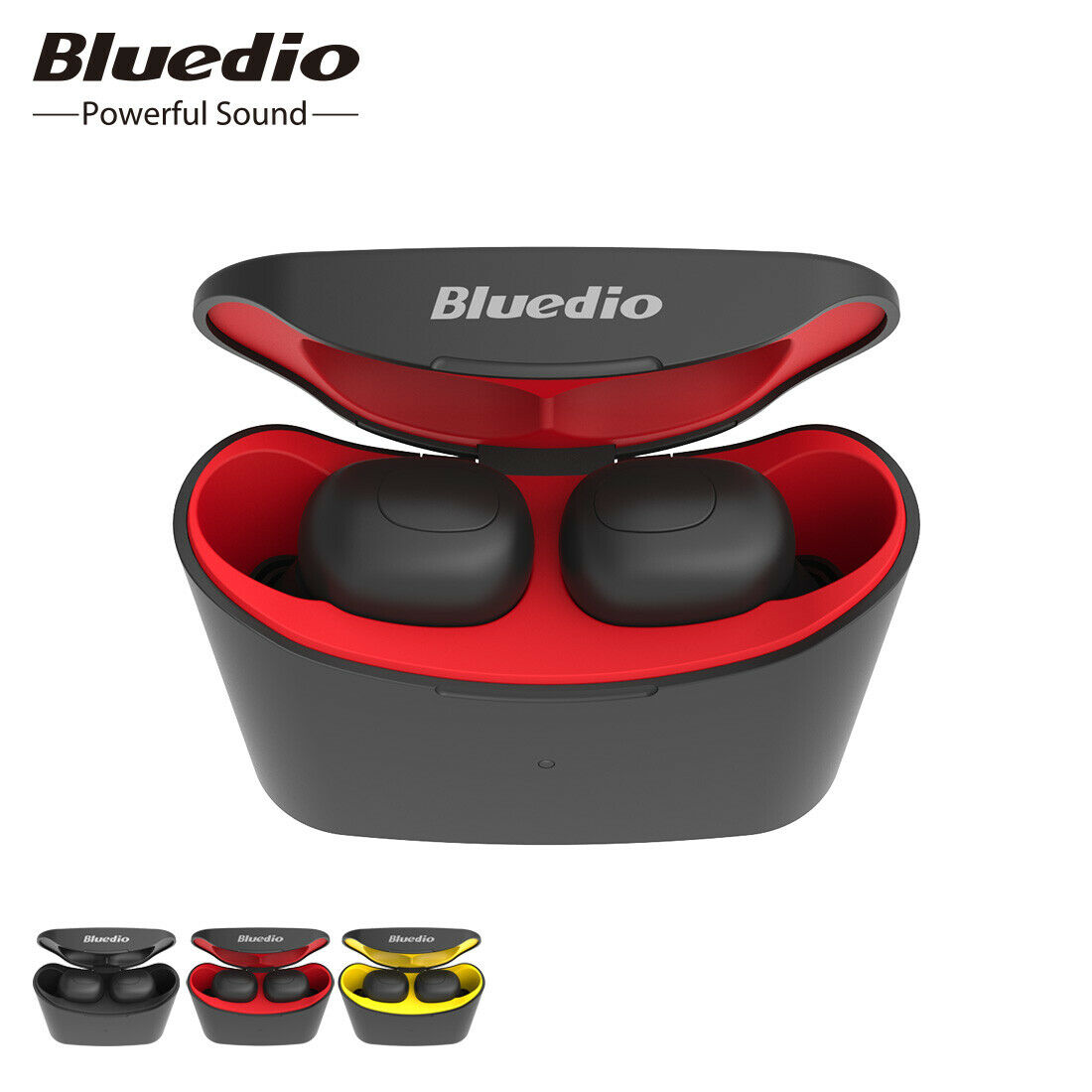 Electric way אזניות  Bluedio T-elf Air pod Bluetooth 5.0 Sports Wireless Earphones with charging box